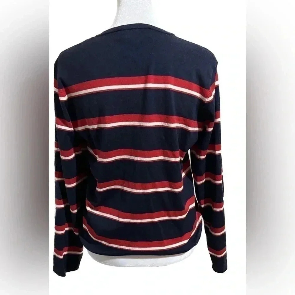 Pendleton red, white and blue button up cardigan size small - Picture 3 of 10